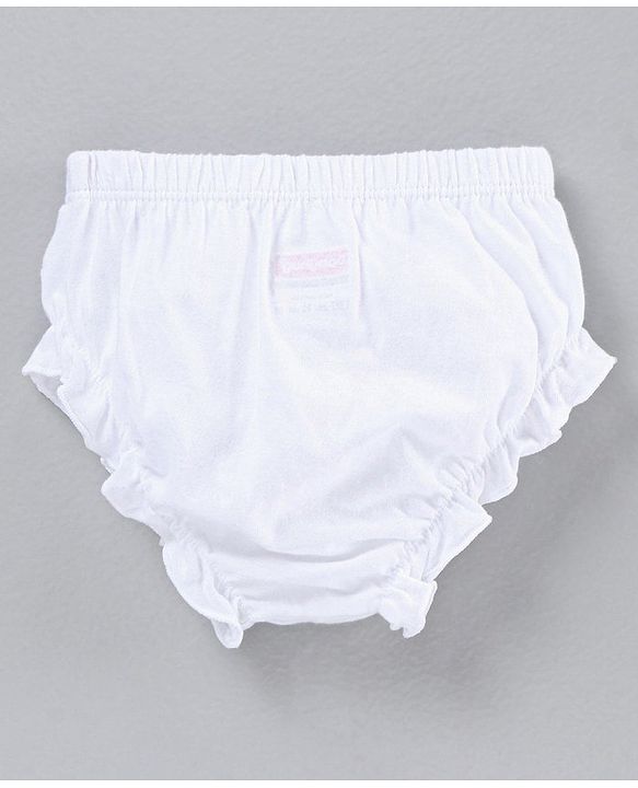 Babyhug 100% Cotton Bloomer Pack of 7 Fruit Graphic - White
