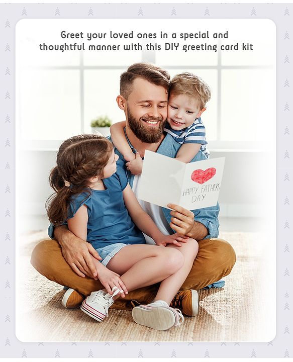 Pine Kids My Personal Greeting Card DIY Kit - Multicolour