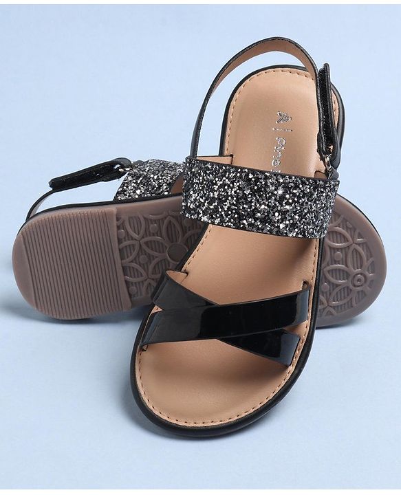 Pine Kids Party Wear Sandals - White