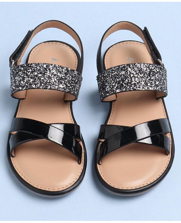 Pine Kids Party Wear Sandals - White