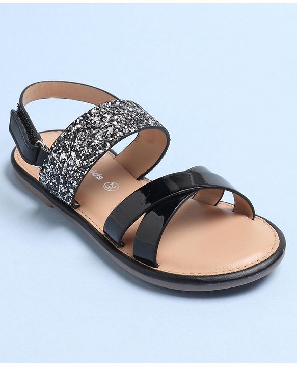 Pine Kids Party Wear Sandals - White