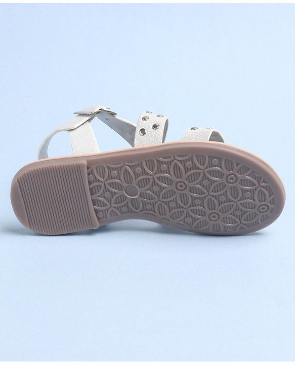 Pine Kids Party Wear Sandals - Silver
