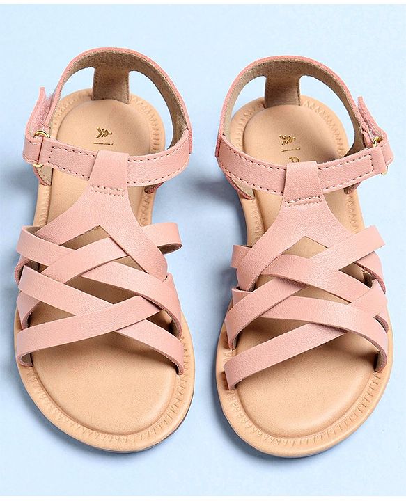 Pine Kids Sandals With Velcro Closure - Pink