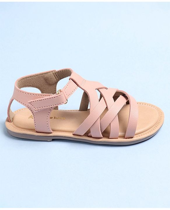 Pine Kids Sandals With Velcro Closure - Pink