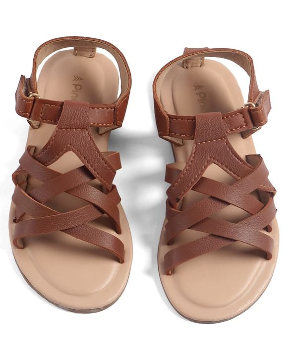 Pine Kids Sandals With Velcro Closure - Pink