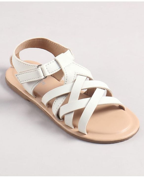 Pine Kids Sandals With Velcro Closure - Brown