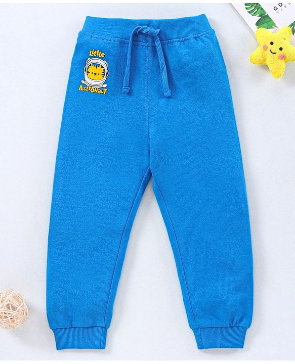 Babyhug Full Length Lounge Pants - Blue