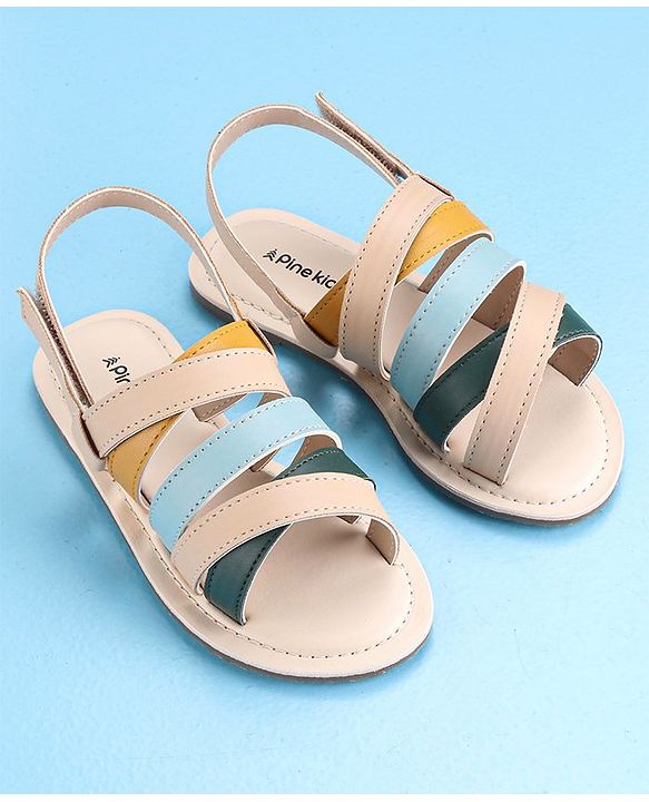Pine Kids Open Toe Sandals - Blue Ochre