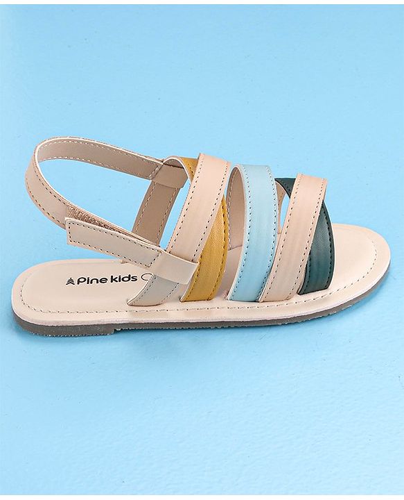 Pine Kids Open Toe Sandals - Blue Ochre