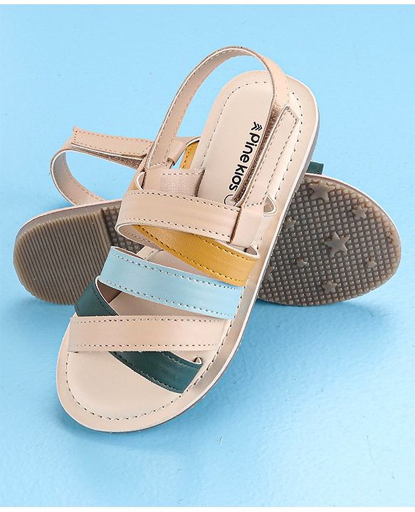 Pine Kids Open Toe Sandals - Blue Ochre