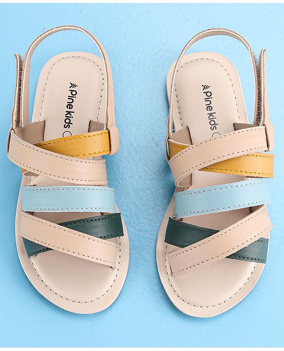 Pine Kids Open Toe Sandals - Blue Ochre