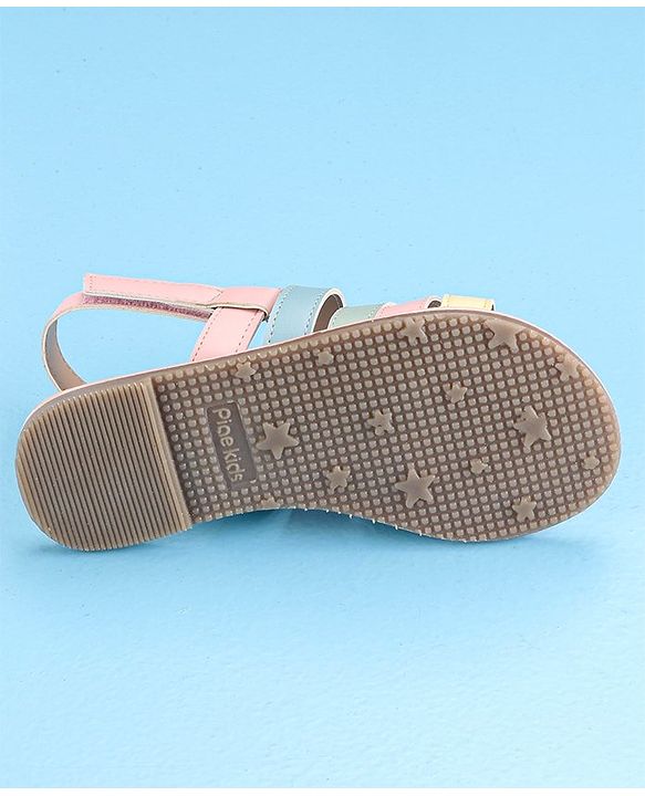 Pine Kids Open Toe Sandals - Pink Blue