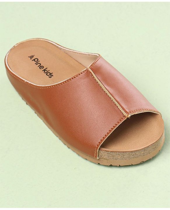 Pine Kids Open Toe Sandals - Tan