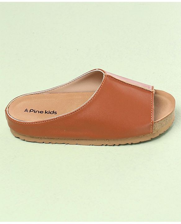 Pine Kids Open Toe Sandals - Tan
