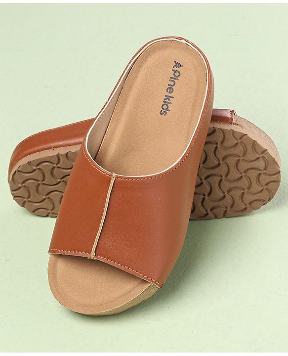 Pine Kids Open Toe Sandals - Tan