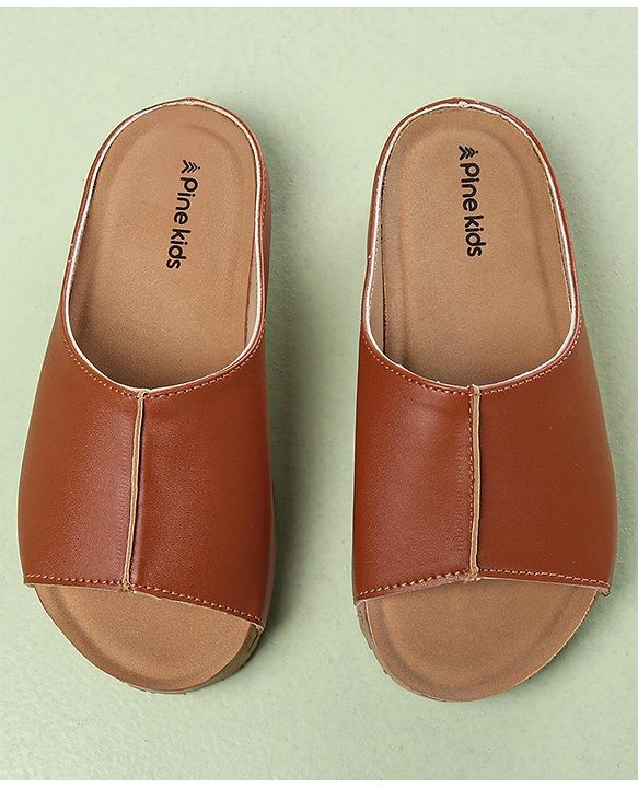 Pine Kids Open Toe Sandals - Tan