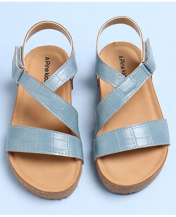 Pine Kids Sandals With Velcro Closure - Blue