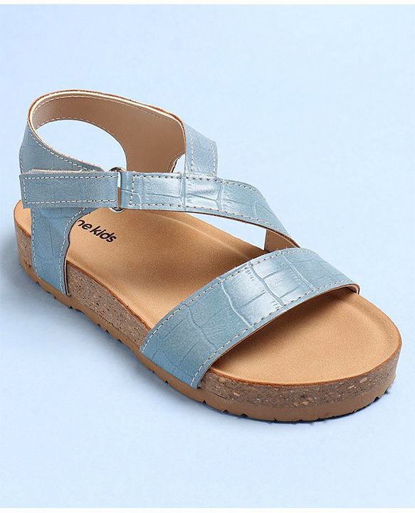 Pine Kids Sandals With Velcro Closure - Blue