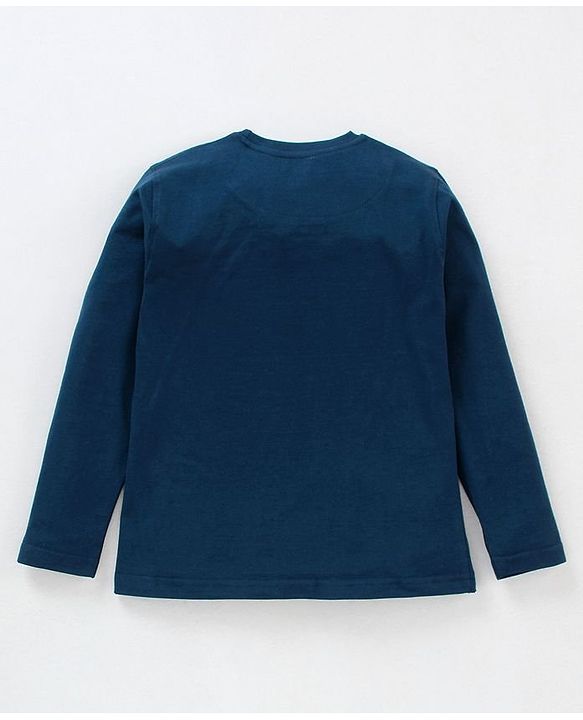 Pine Kids Full Sleeves Bio-Washed T-shirt Pack of 2 - Multicolour