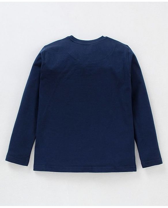 Pine Kids Full Sleeves Biowashed T-shirt Pack of 2 - Multicolour