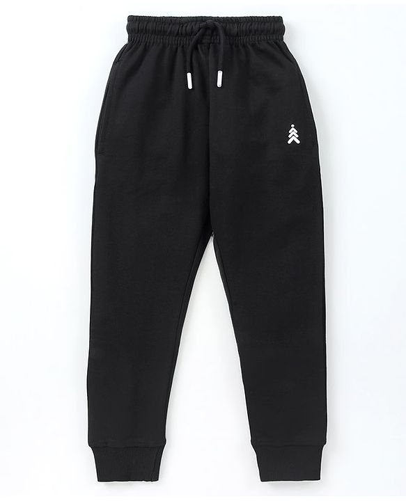 Pine Kids Fulll Length Biowashed Lounge Pant - Black