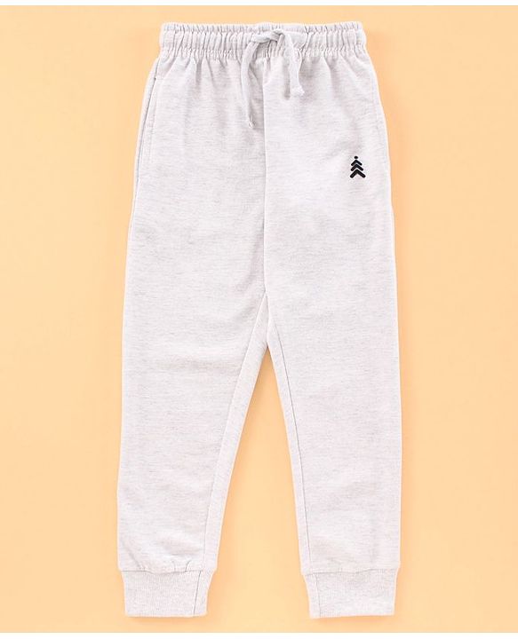 Pine Kids Full Length Bio Wash Track Pants - Grey Black