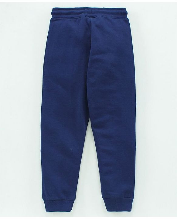 Pine Kids Full Length Bio Washed Track Pant - Blue