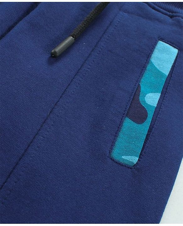 Pine Kids Full Length Bio Washed Track Pant - Blue