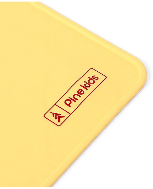 Pine Kids Silicone Animal Printed Placemat - Yellow