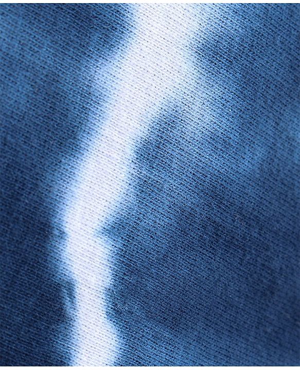 Babyhug Tie Dye Knit Shorts - Navy
