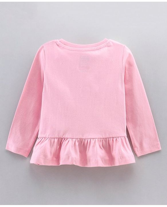 Babyhug Full Sleeves Top & Leggings Minnie Mouse Print - Pink