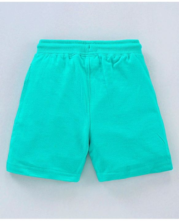 Pine Kids Biowash Shorts With Drawstring - Yellow Green