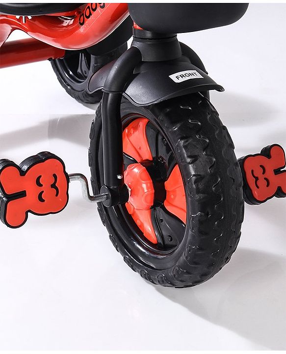 Babyhug Panther Tricycle With Storage Basket - Red