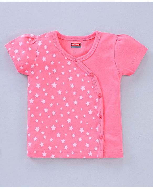 Babyhug Half Sleeves 100 % Cotton Vests Pack of 5 - Mutlicolor