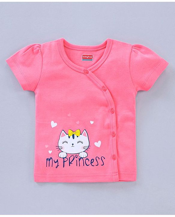Babyhug Half Sleeves 100 % Cotton Vests Pack of 5 - Mutlicolor