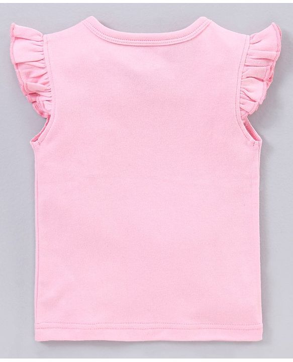 Babyhug 100% Cotton Short Sleeve Vests Strawberry Print Pack of 5 - Blue White Pink