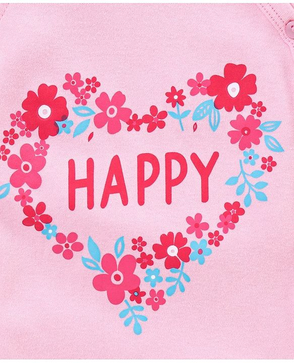 Babyhug 100% Cotton Short Sleeve Vests Strawberry Print Pack of 5 - Blue White Pink