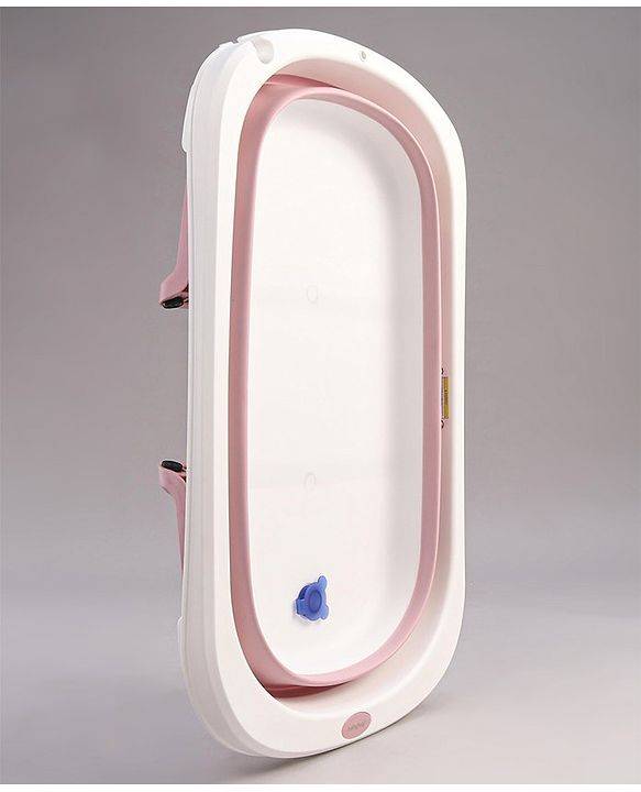 Babyhug Foldable Bathtub with Cushion - Pink