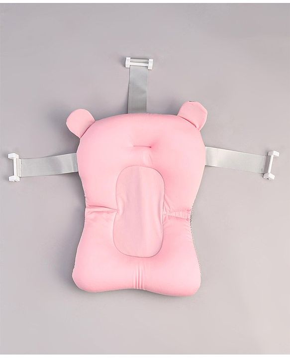 Babyhug Foldable Bathtub with Cushion - Pink