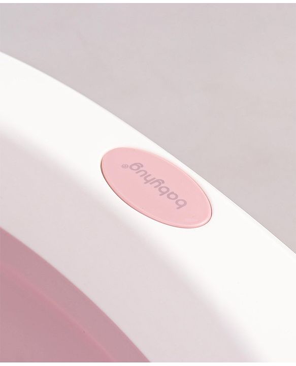 Babyhug Foldable Bathtub with Cushion - Pink