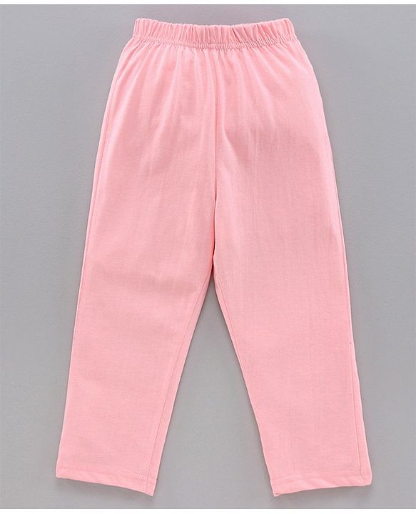 Pine Kids Half Sleeves Bio Washed T-Shirt & Capri Set Elsa Graphic - Pink