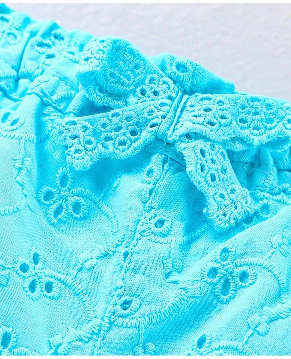 Babyhug Mid Thigh Shorts - Blue