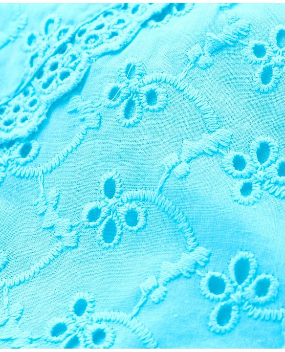 Babyhug Mid Thigh Shorts - Blue