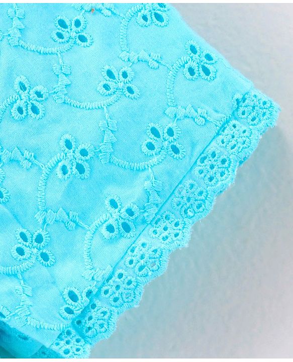 Babyhug Mid Thigh Shorts - Blue