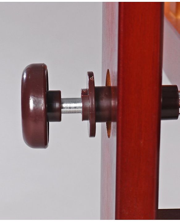 Babyhug Joy Plus Cradle With Mosquito Net - Walnut