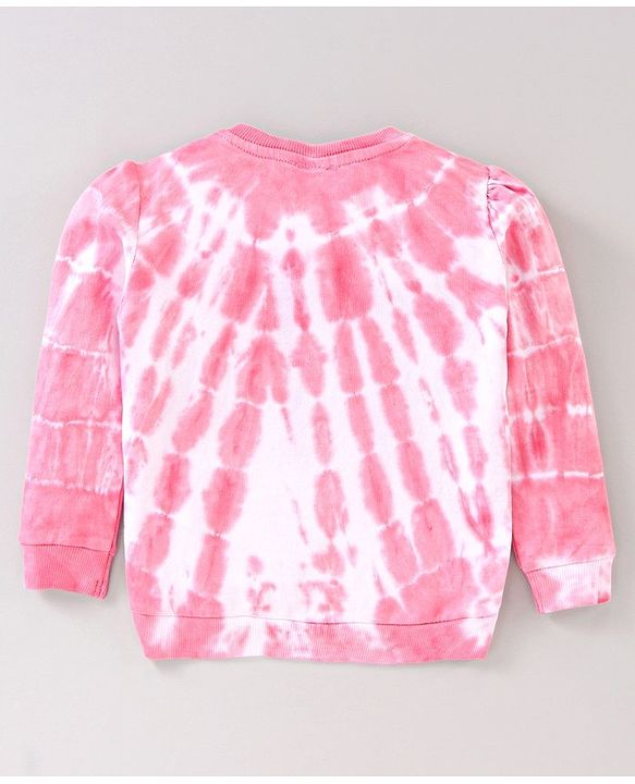 Babyhug Full Sleeves Tee & Lounge Pant Sequinned Unicorn Embroidery - Pink White