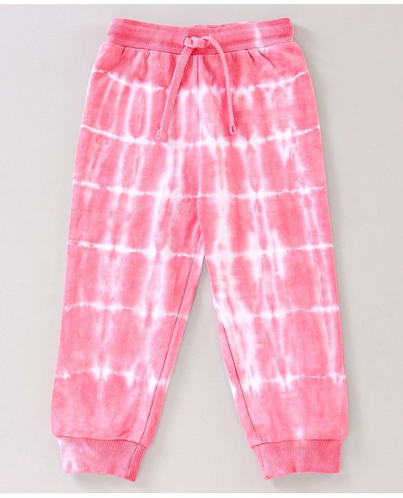 Babyhug Full Sleeves Tee & Lounge Pant Sequinned Unicorn Embroidery - Pink White