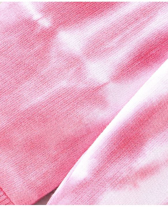 Babyhug Full Sleeves Tee & Lounge Pant Sequinned Unicorn Embroidery - Pink White