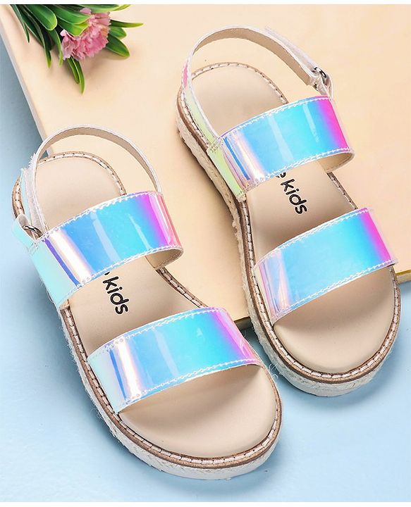 Pine Kids Velcro Closure Sandals - Blue