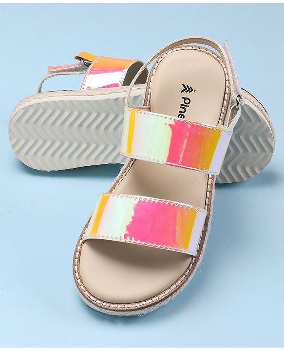 Pine Kids Velcro Closure Sandals - Blue